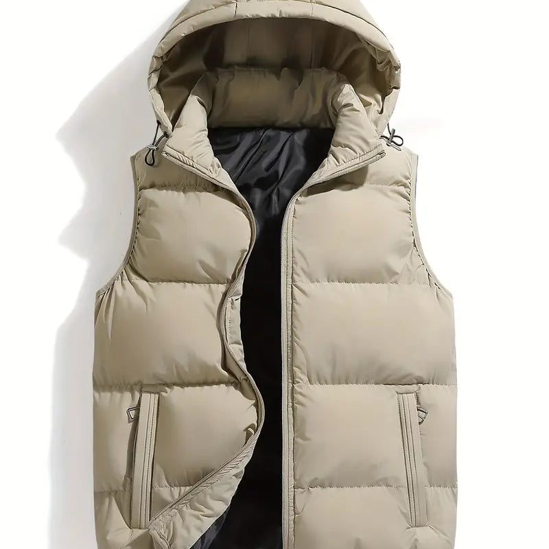 Lavenda | Bodywarmer Met Afneembare Capuchon Voor Heren