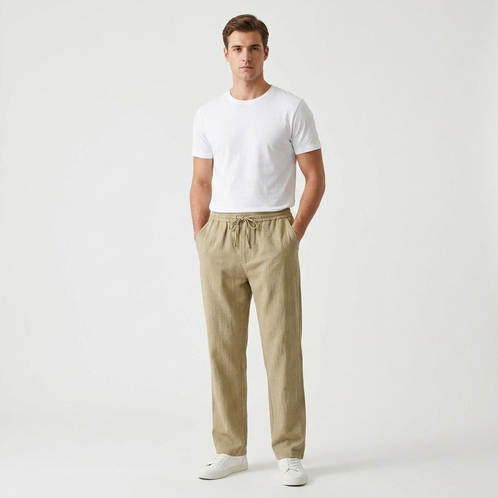 Lavenda | Zomerse Linnen Broek Voor Heren