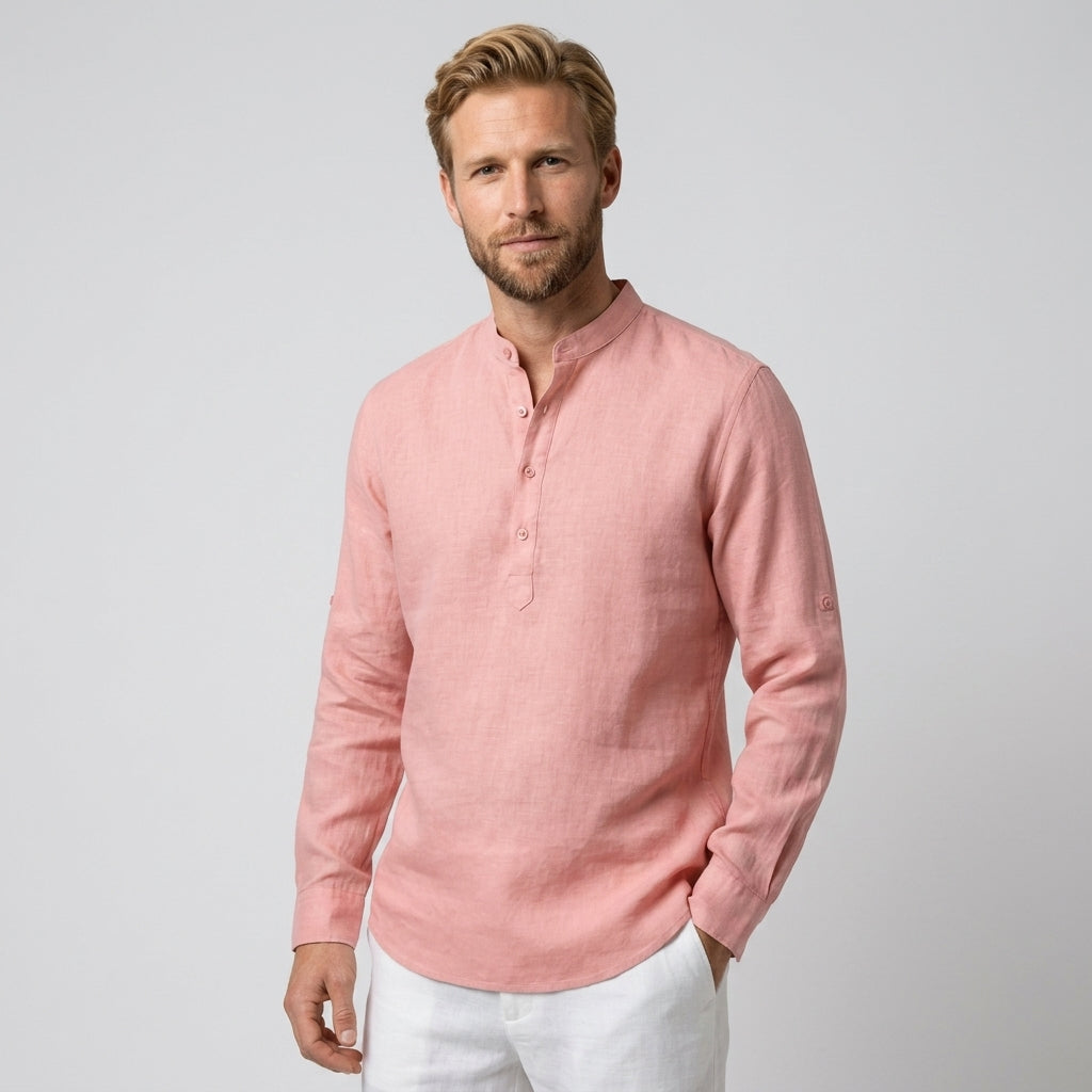 Lavenda | Henley Overhemd Voor Heren