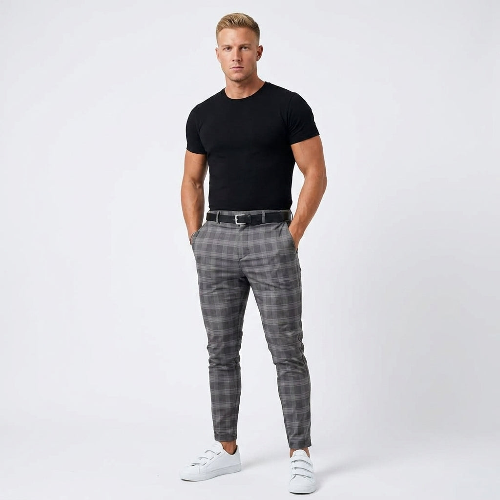 Lavenda | Geruite Broek Voor Heren