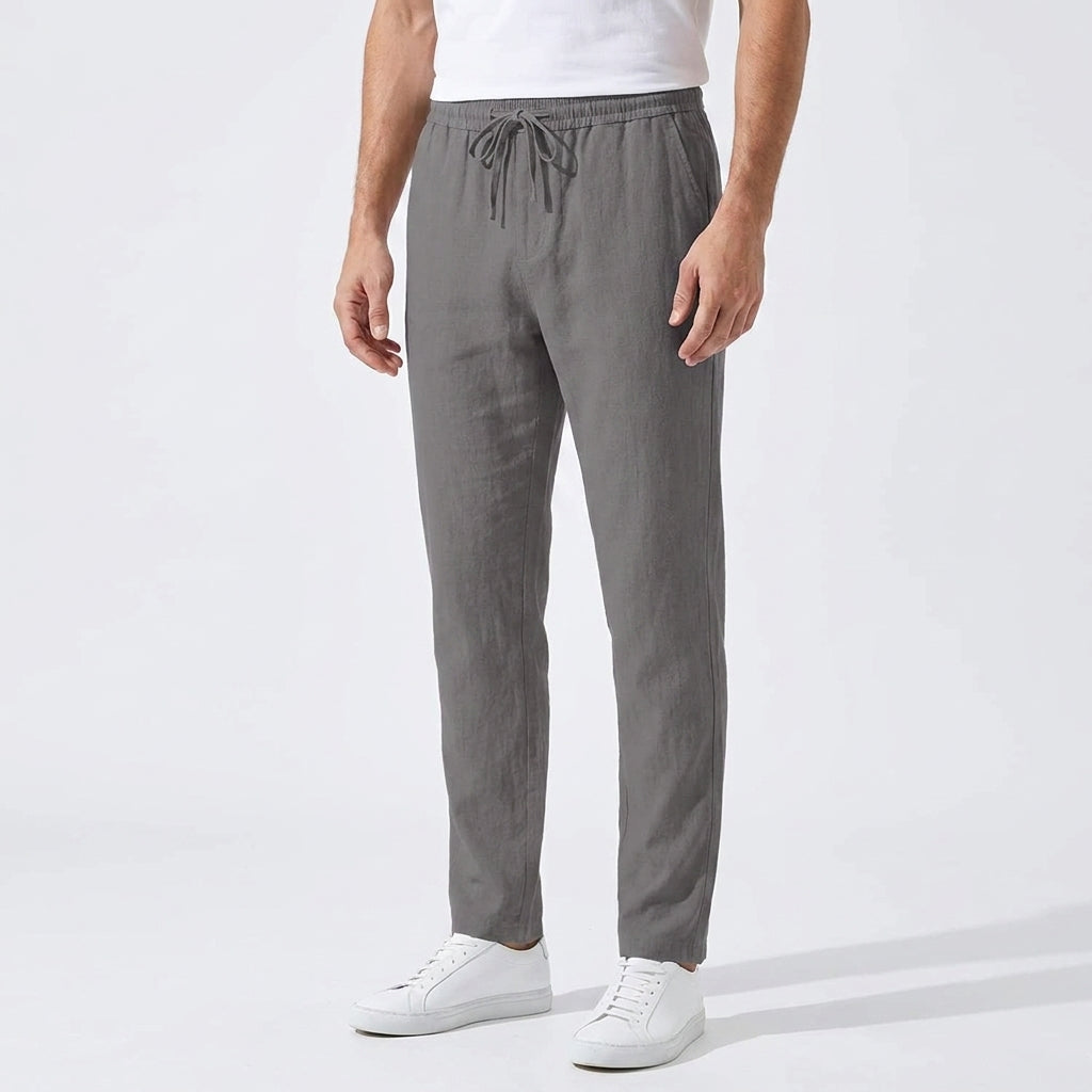 Lavenda | Casual Linnen Broek Voor Heren