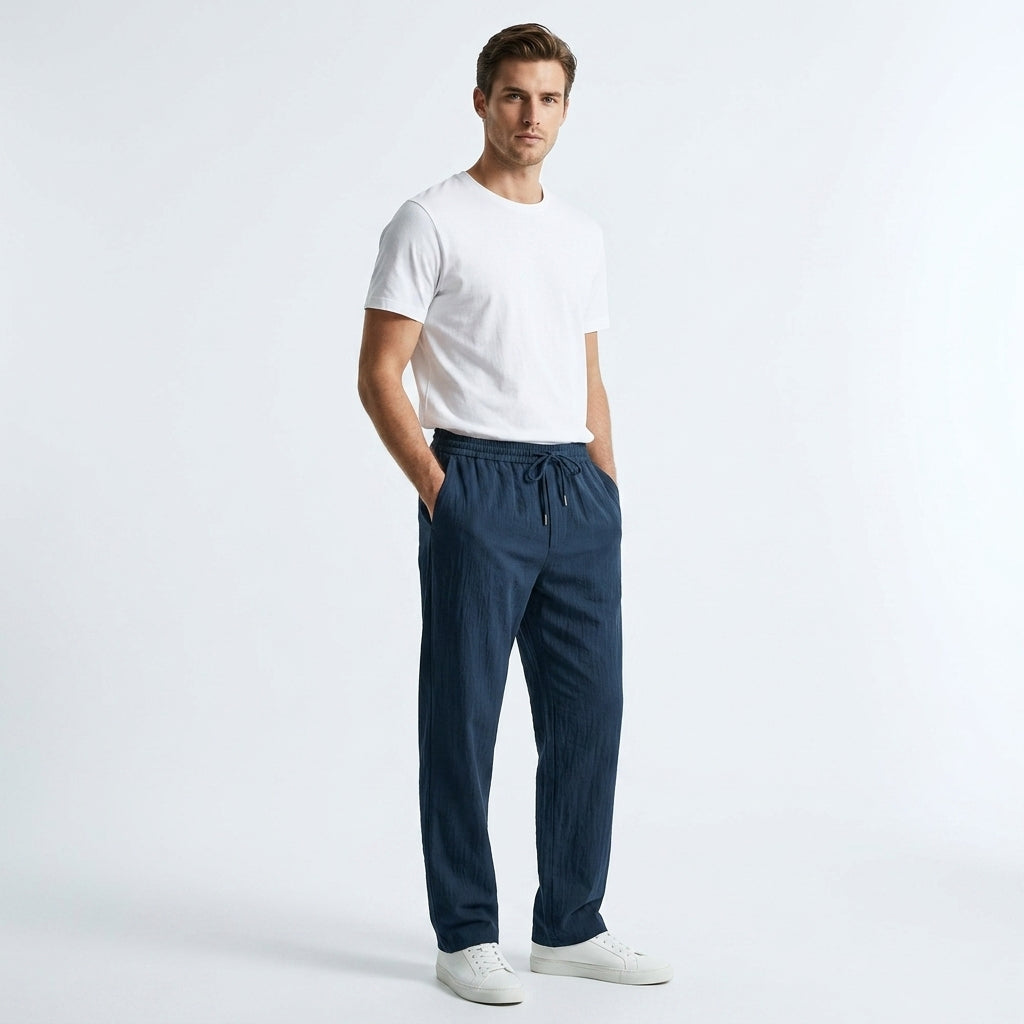 Lavenda | Zomerse Linnen Broek Voor Heren