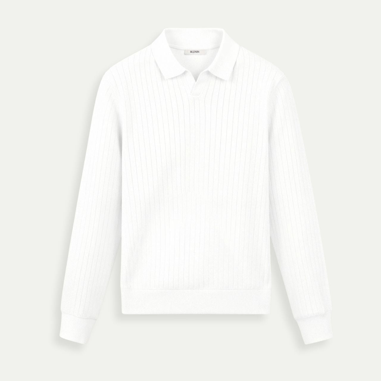 Lavenda | Gebreid Poloshirt Voor Heren