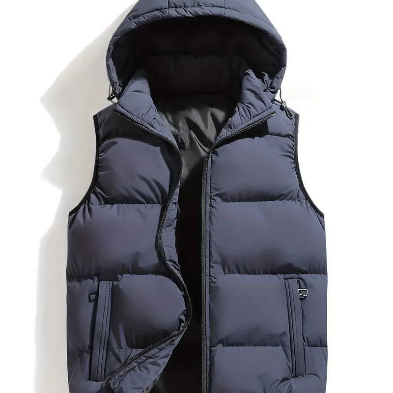 Lavenda | Bodywarmer Met Afneembare Capuchon Voor Heren