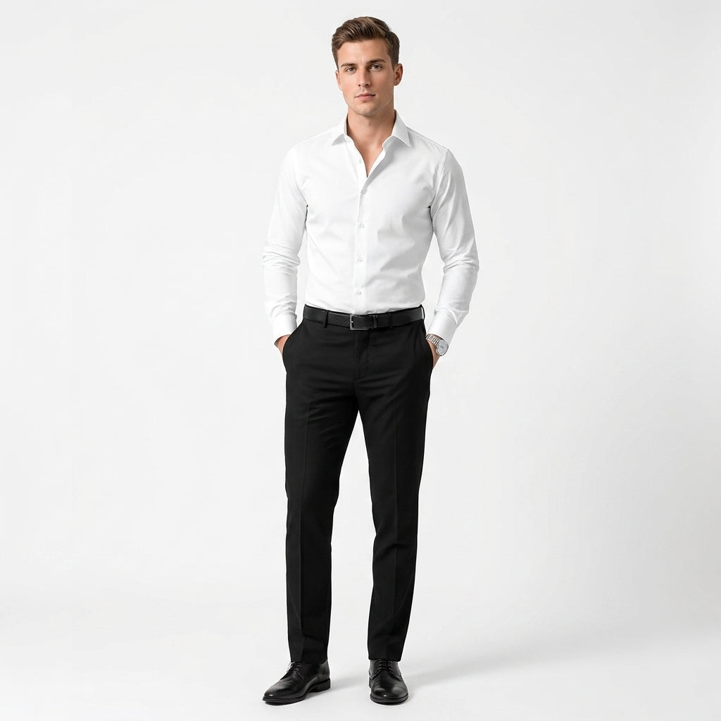 Overhemd heren klassiek regular fit