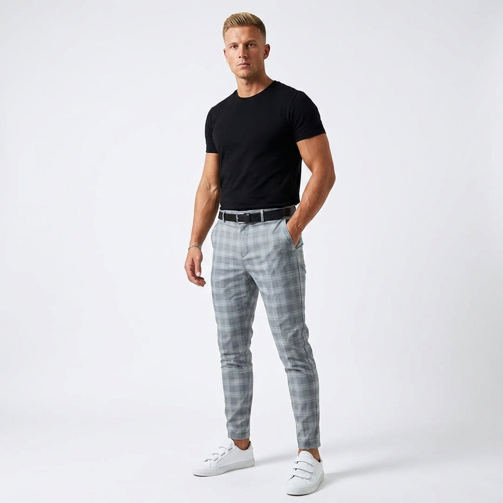 Lavenda | Geruite Broek Voor Heren