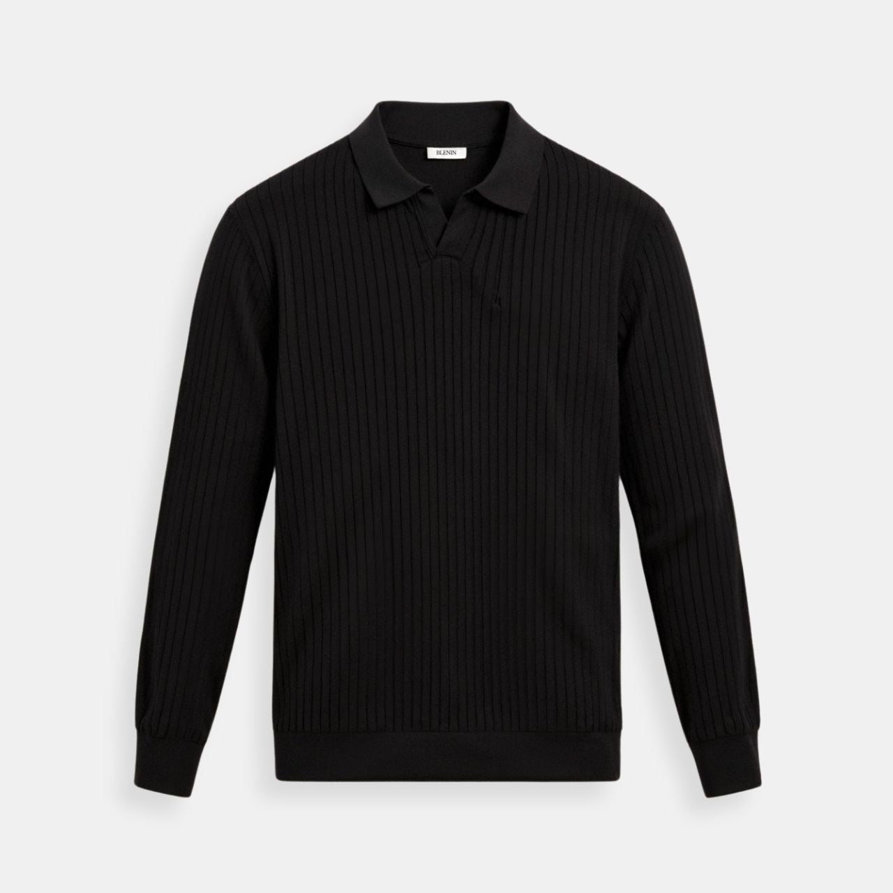 Lavenda | Gebreid Poloshirt Voor Heren