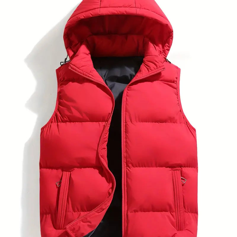 Lavenda | Bodywarmer Met Afneembare Capuchon Voor Heren