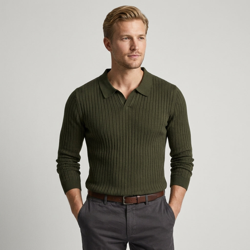 Lavenda | Geribd Poloshirt Voor Heren
