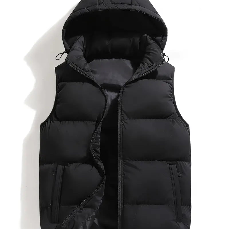 Lavenda | Bodywarmer Met Afneembare Capuchon Voor Heren