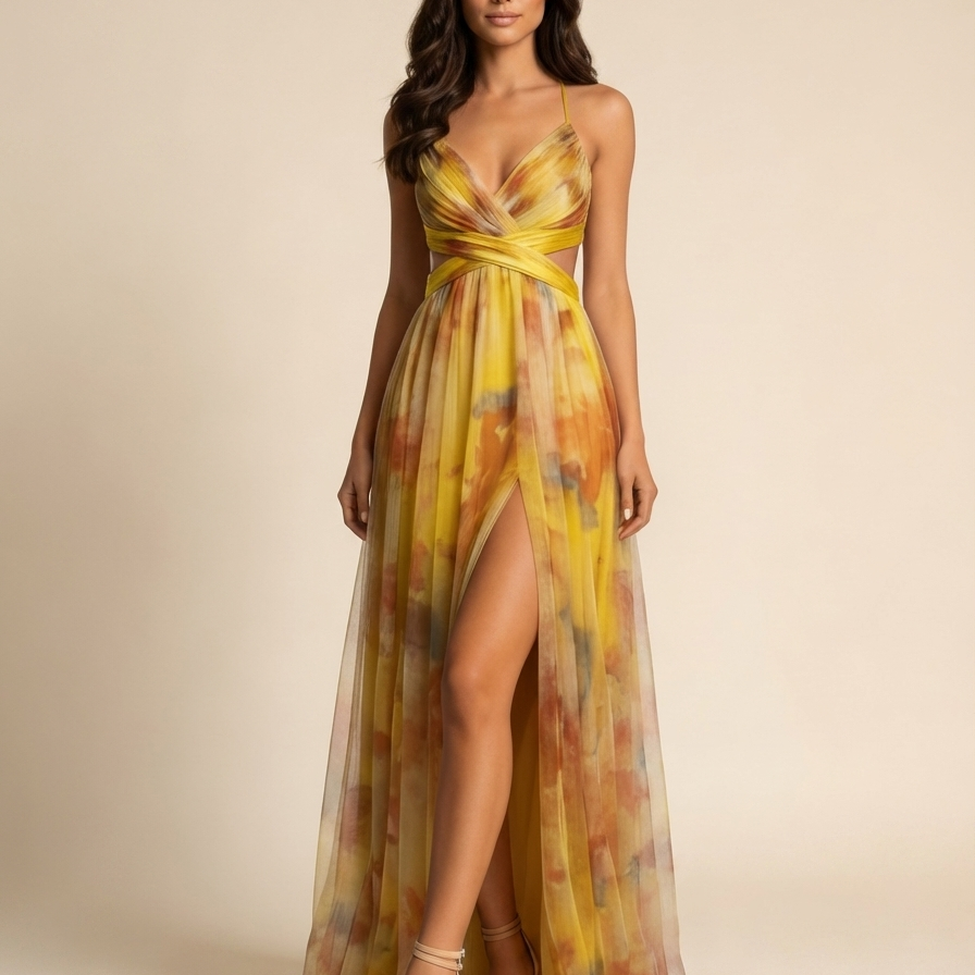 Lavenda | Elegante Maxi Jurk Voor Dames