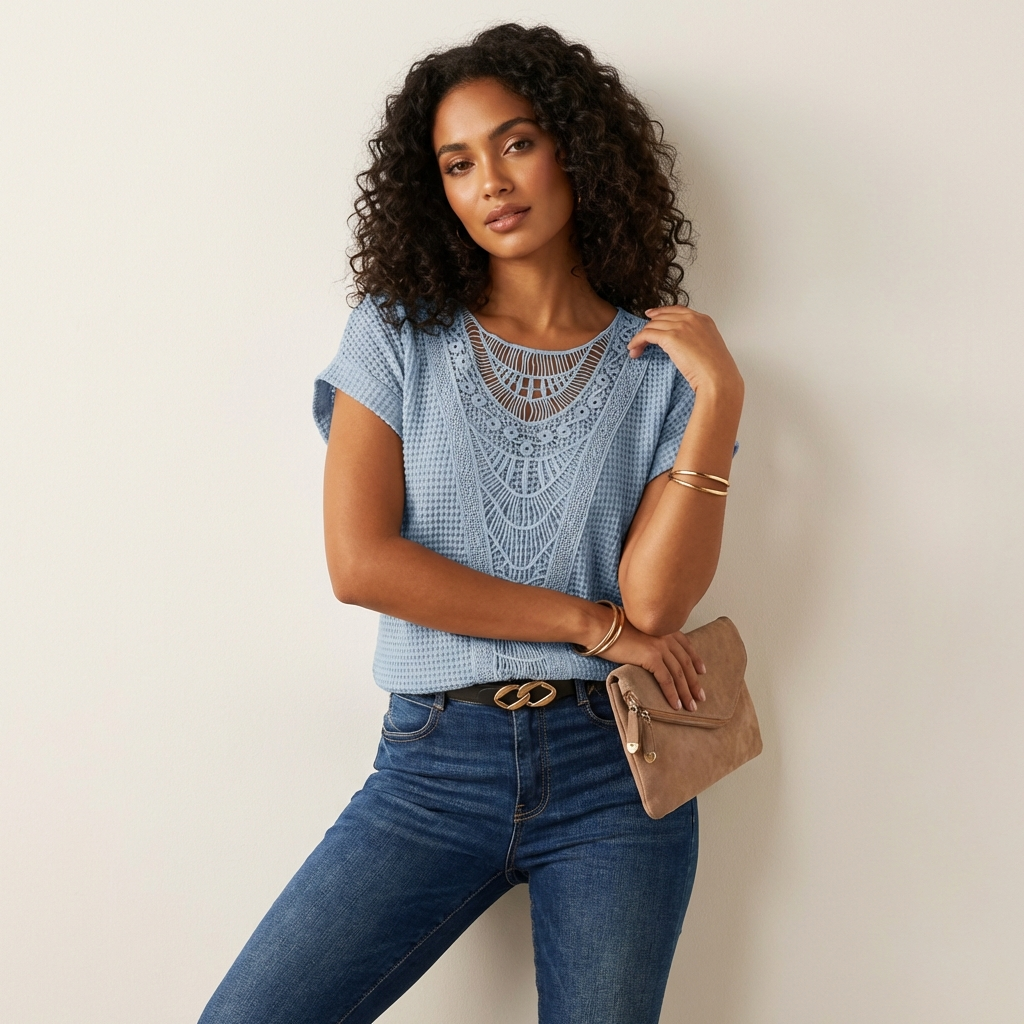 Lavenda | Kant Top Voor Dames