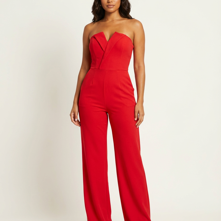 Lavenda | Strapless Jumpsuit Voor Dames