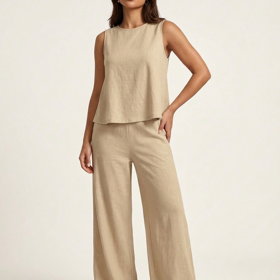 Lavenda | Minimalistische Tweedelige Set Voor Dames