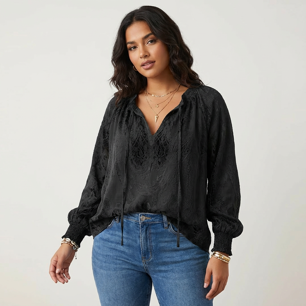 Lavenda | Bohemian Blouse Voor Dames