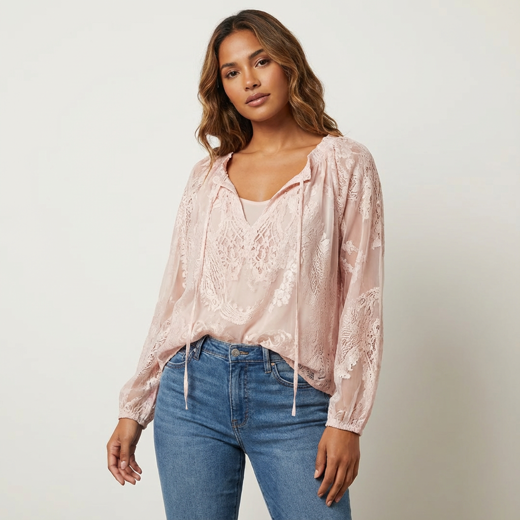 Lavenda | Bohemian Blouse Voor Dames