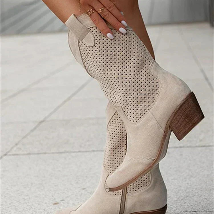 Cowboylaarzen dames leer-look veelzijdig