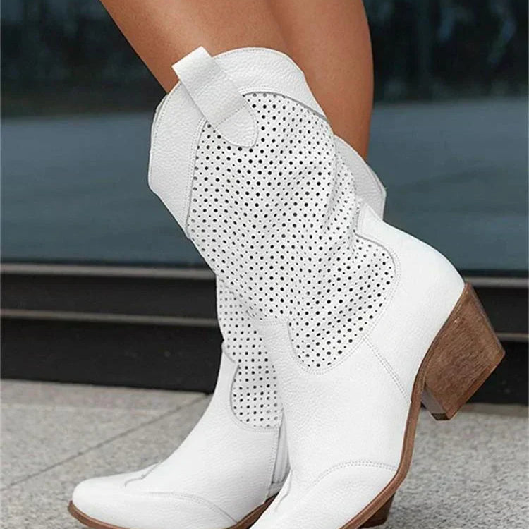 Cowboylaarzen dames leer-look veelzijdig