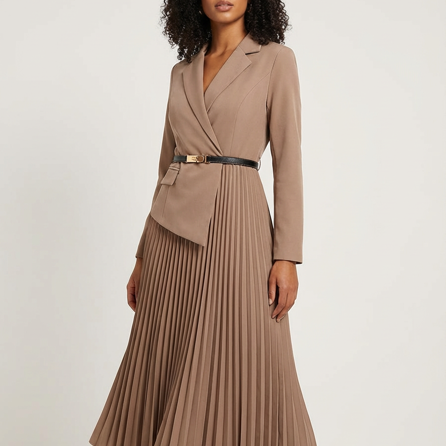 Lavenda | Elegante Midi Jurk Voor Dames