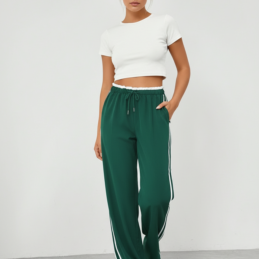 Lavenda | Moderne Wide-Leg Broek Voor Dames