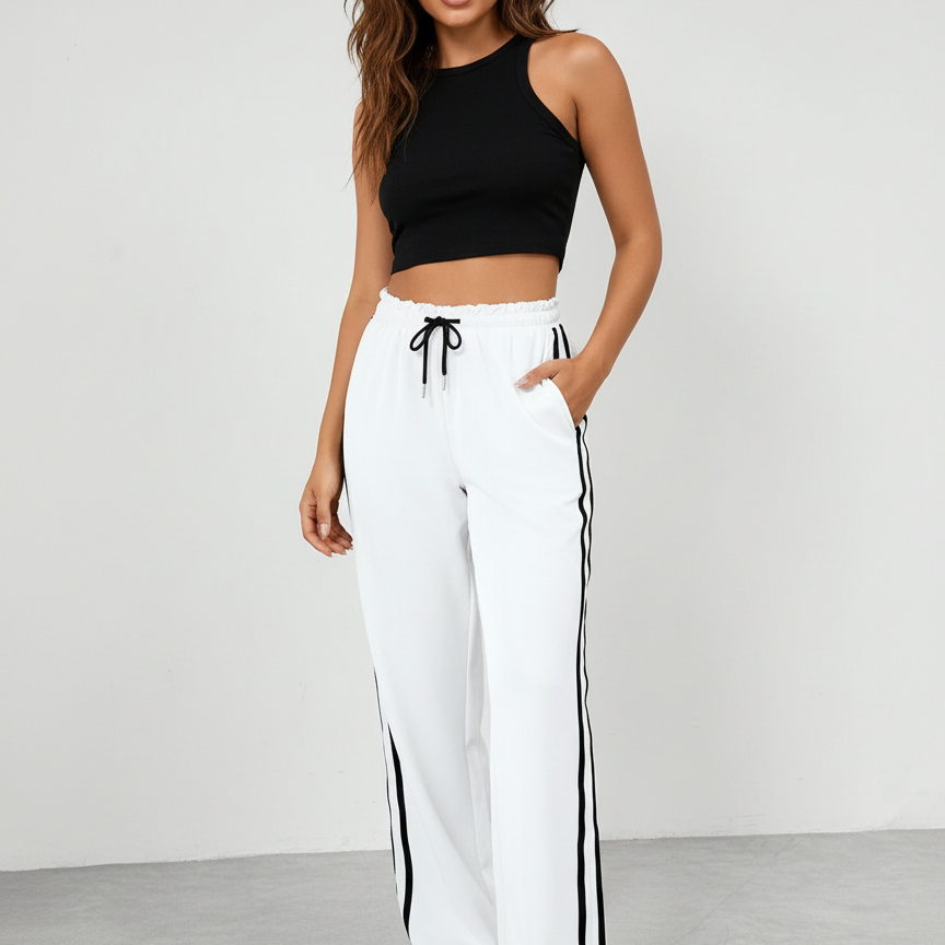 Lavenda | Moderne Wide-Leg Broek Voor Dames